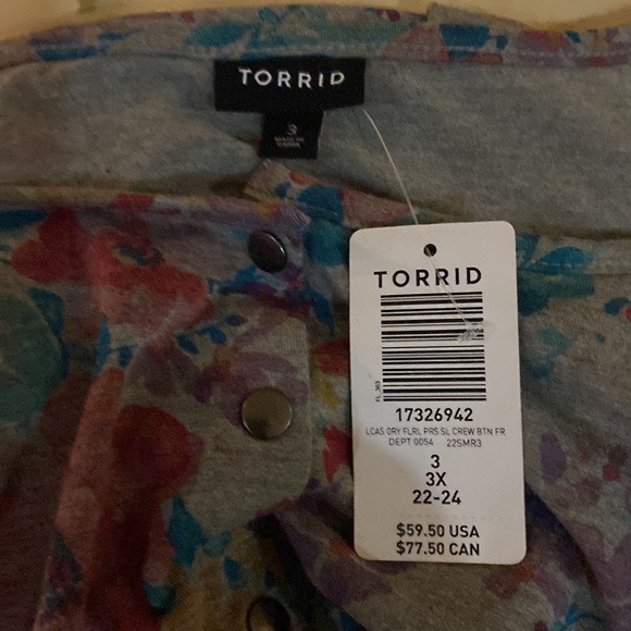 Torrid Floral Jersey Tank Dress NWT 3 - Picture 5 of 5